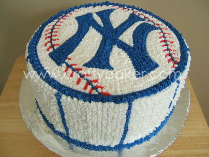 buttercream yankees cake